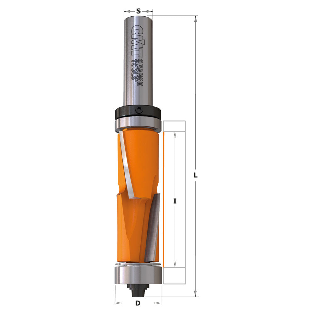 CMT Orange Tools 706.127.41B Super-duty Flush Trim Bit - XTREME Series industrial industrial Tools Industrial router bits Woodworking Tools and accessories Ireland Maginn Machinery 02