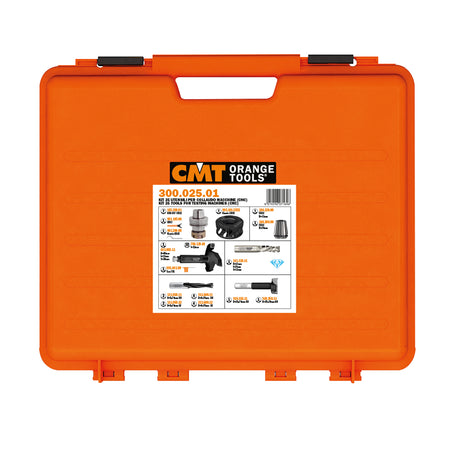 CMT Orange Tools 300.023.01 KIT TOOLS FOR TESTING MACHINES (CNC) Industrial Industrial Tools Router bit sets Woodworking Tools and accessories Ireland Maginn Machinery 03