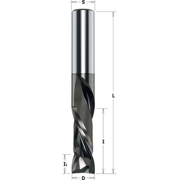 CMT Orange Tools 190.080.41 Solid carbide up & downcut spiral bits - DLCS Chrome Coating- Long Life Industrial Industrial Tools Router cutters & chucks for CNC Woodworking Tools and accessories Ireland Maginn Machinery 02