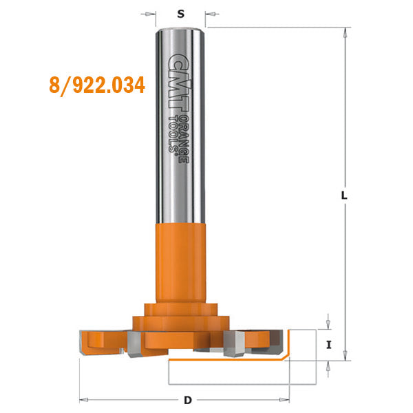 CMT Orange Tools 822.034.11 Solid Surface Counter-Top Trim Router Bits industrial industrial Tools Industrial router bits Woodworking Tools and accessories Ireland Maginn Machinery 02