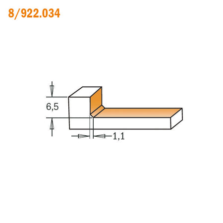 CMT Orange Tools 922.034.11 Solid Surface Counter-Top Trim Router Bits industrial industrial Tools Industrial router bits Woodworking Tools and accessories Ireland Maginn Machinery 04