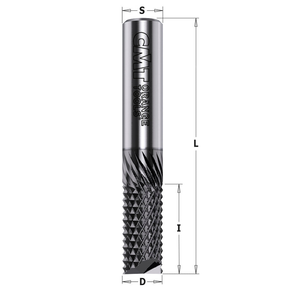 CMT Orange Tools 151.060.19E Solid surface and fiberglass bit DLCS Chrome Coating - LONG LIFE Industrial Industrial Tools Router cutters & chucks for CNC Woodworking Tools and accessories Ireland Maginn Machinery 02