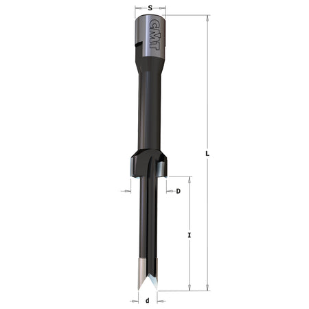 CMT Orange Tools 167.190.11 Slot and mortise boring bits Hardware Hardware Tools Slot mortising bits Woodworking Tools and accessories Ireland Maginn Machinery 02