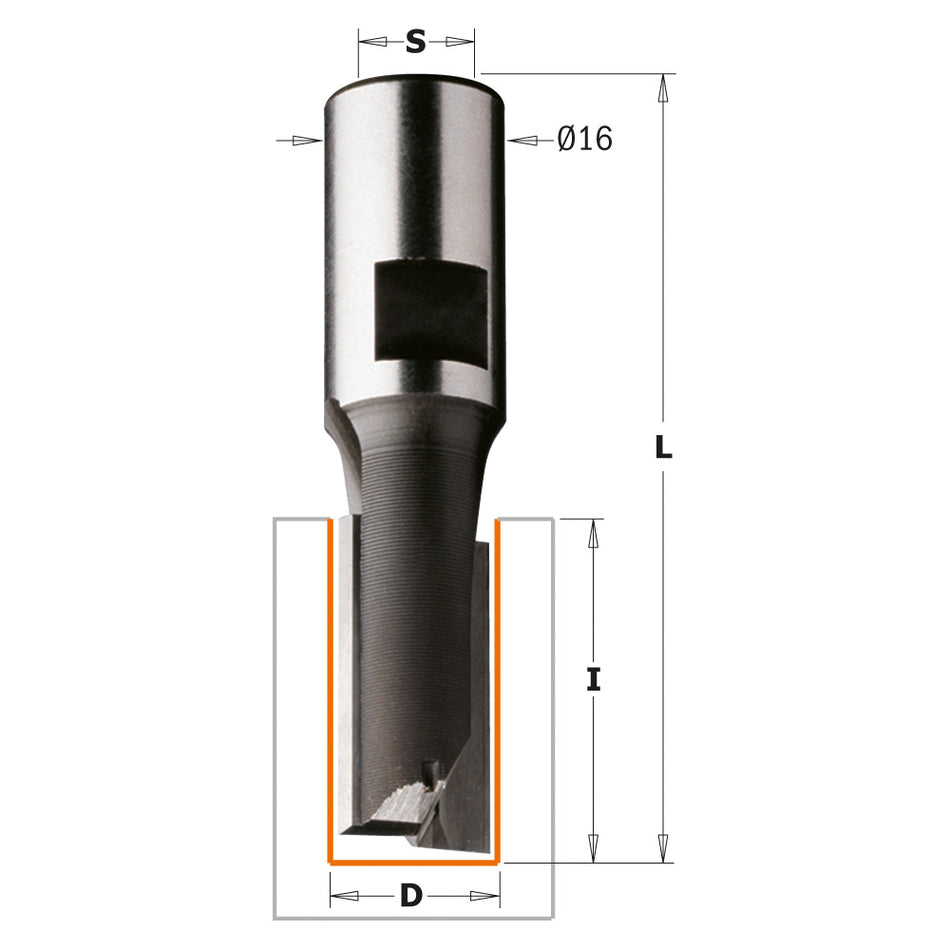 CMT Orange Tools 182.100.11 Straight cutters with threaded shank Industrial Industrial Tools Industrial router bits Woodworking Tools and accessories Ireland Maginn Machinery 02