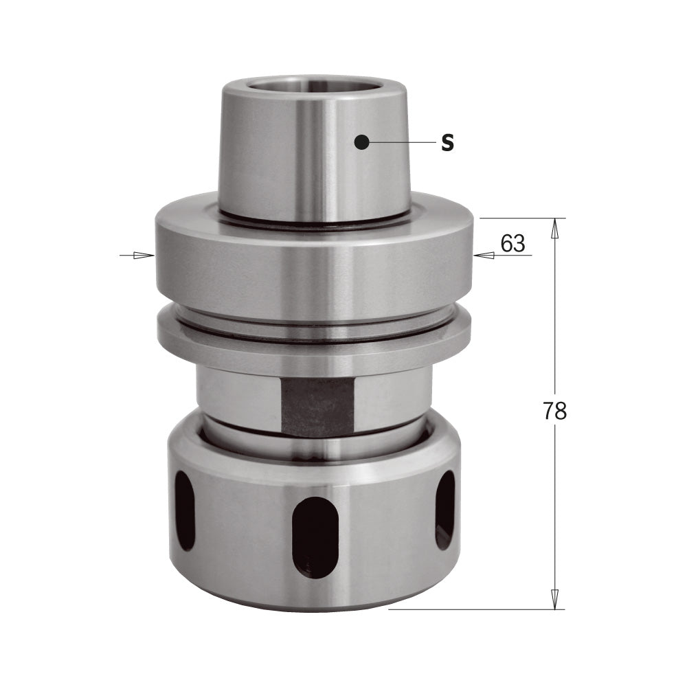 CMT Orange Tools 183.320.01 HSK-63F Chucks for EOC25 Precision Collet DIN6388 Industrial Industrial Tools Router cutters & chucks for CNC Woodworking Tools and accessories Ireland Maginn Machinery 02