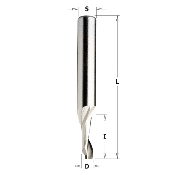 CMT Orange Tools 188.060.51 5%co HS spiral bits for aluminium positive single flute Industrial Industrial Tools Router cutters & chucks for CNC Woodworking Tools and accessories Ireland Maginn Machinery 02