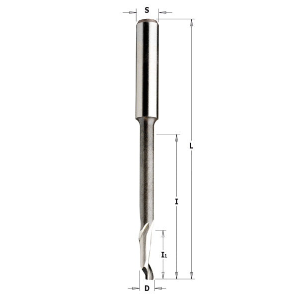 CMT Orange Tools 189.052.51 5%co HSS spiral bits for aluminium positive single flute for high cutting depth Industrial Industrial Tools Industrial router bits Woodworking Tools and accessories Ireland Maginn Machinery 02