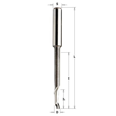 CMT Orange Tools 189.050.51 5%co HSS spiral bits for aluminium positive single flute for high cutting depth Industrial Industrial Tools Industrial router bits Woodworking Tools and accessories Ireland Maginn Machinery 02