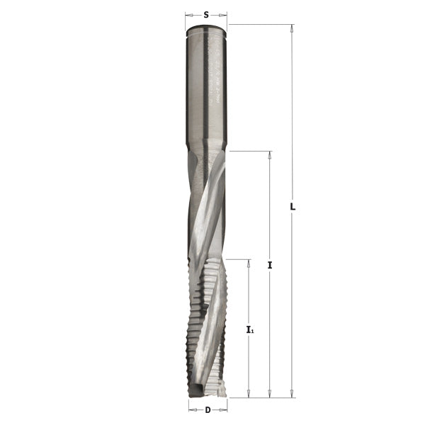 CMT Orange Tools 195.144.11 Solid carbide upcut spiral bits for locksets Industrial Industrial Tools Router cutters & chucks for CNC Woodworking Tools and accessories Ireland Maginn Machinery 02