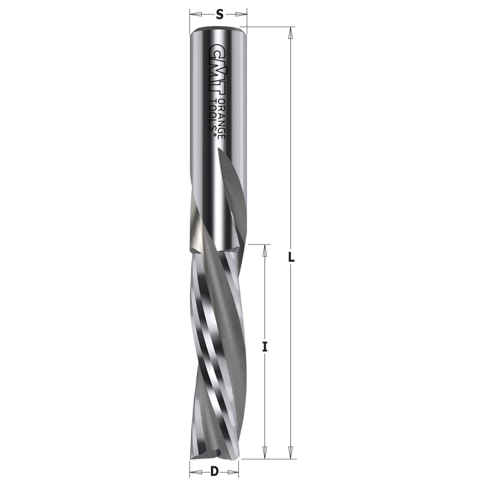 CMT Orange Tools 194.200.11 Solid carbide spiral bits downcut Industrial Industrial Tools Router cutters & chucks for CNC Woodworking Tools and accessories Ireland Maginn Machinery 02