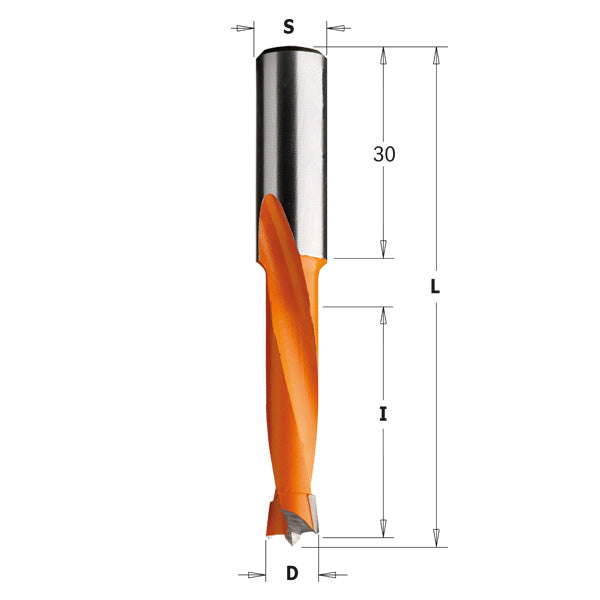 CMT Orange Tools 311.130.12 2 flute dowel drills Industrial Industrial Tools Industrial boring bits Woodworking Tools and accessories Ireland Maginn Machinery 02