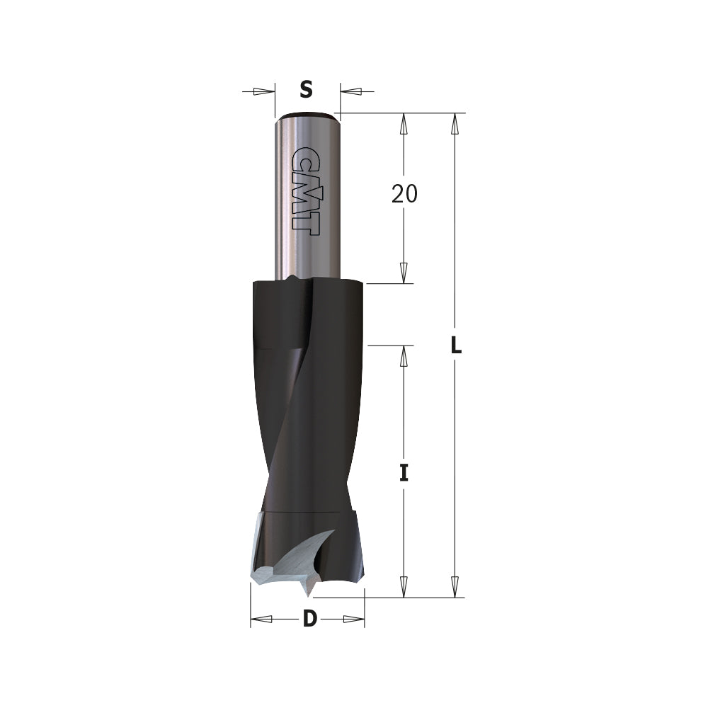 CMT Orange Tools 312.060.11 Dowel Drills for Mafell® & Hand-Held Routers Hardware Hardware Tools Boring bits & Forstner bits Woodworking Tools and accessories Ireland Maginn Machinery 02