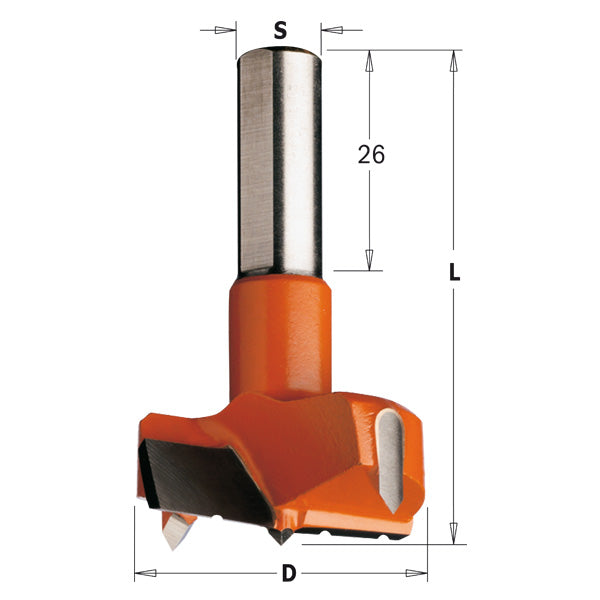 CMT Orange Tools 317.350.11C Hinge boring bits with chipbreaker for boring machines Industrial Industrial Tools Industrial boring bits Woodworking Tools and accessories Ireland Maginn Machinery 02