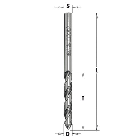 CMT Orange Tools 363.035.42 Solid carbide twist drills  V point 60° sharpening Industrial Industrial Tools Industrial boring bits Woodworking Tools and accessories Ireland Maginn Machinery 02