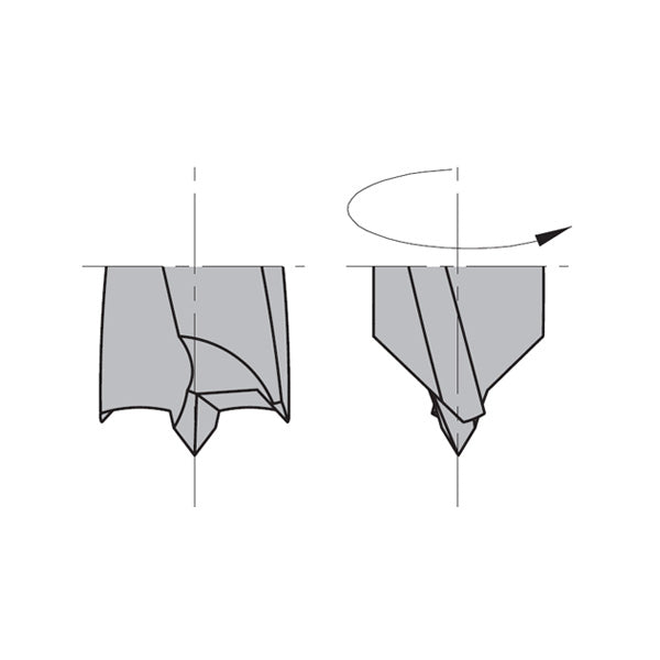 CMT Orange Tools 376.101.12 Dowel drills with countersink Industrial Industrial Tools Industrial boring bits Woodworking Tools and accessories Ireland Maginn Machinery 03