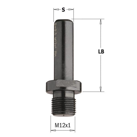 CMT Orange Tools 532.080.01 Adaptors with parallel shank for interchangeable bits Hardware Hardware Tools Boring bits & Forstner bits Woodworking Tools and accessories Ireland Maginn Machinery