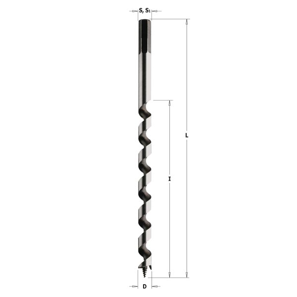 CMT Orange Tools 535.180.51 Auger bits Hardware Hardware Tools Boring bits & Forstner bits Woodworking Tools and accessories Ireland Maginn Machinery