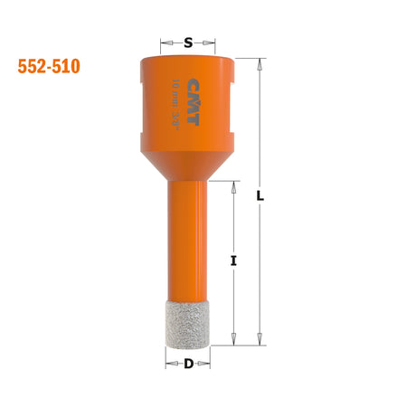 CMT Orange Tools 552-505 552-5 Diamond dry hole saws for grinder Hardware Hardware Tools Hole saws Woodworking Tools and accessories Ireland Maginn Machinery