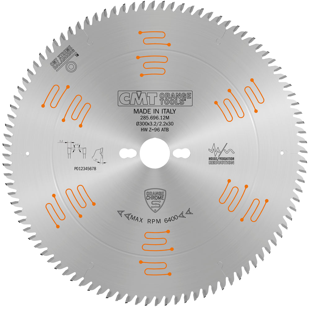 CMT Orange Tools 285.768.48H Industrial low noise and chromed saw blades Industrial Industrial Tools Industrial circular saw blades Woodworking Tools and accessories Ireland Maginn Machinery