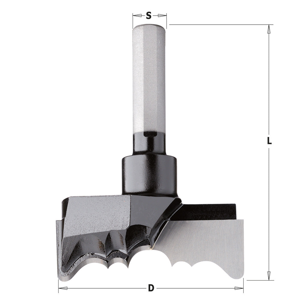 CMT Orange Tools 531.541 ROSETTE CUTTERS Hardware Hardware Tools Boring bits & Forstner bits Woodworking Tools and accessories Ireland Maginn Machinery 02