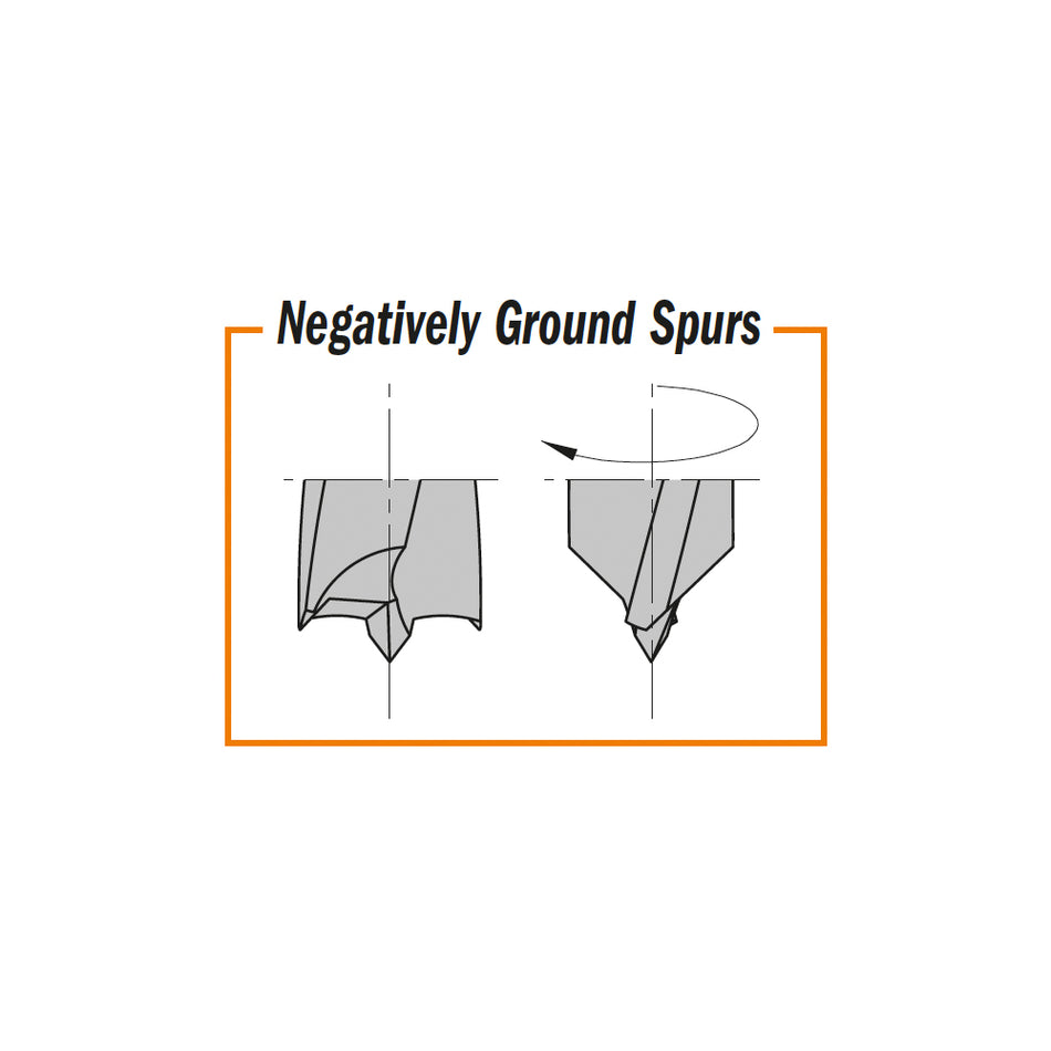 CMT Orange Tools 540.050.11 Brad point bits with parallel shank Hardware Hardware Tools Boring bits & Forstner bits Woodworking Tools and accessories Ireland Maginn Machinery 02