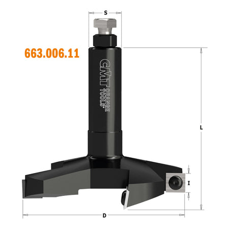 CMT Orange Tools 663.015.11 Spoilboard surfacing router cutters with insert knives Industrial Industrial Tools Router cutters & chucks for CNC Woodworking Tools and accessories Ireland Maginn Machinery 07