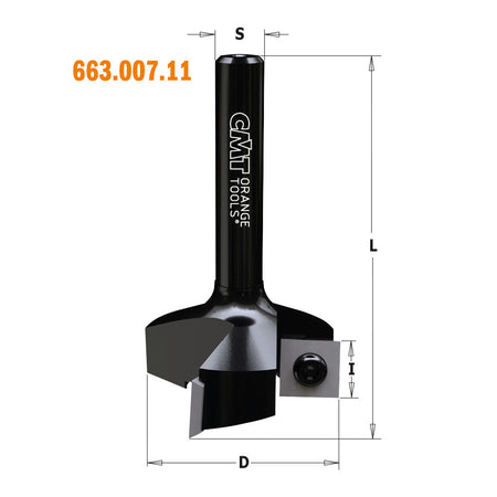 CMT Orange Tools 663.015.11 Spoilboard surfacing router cutters with insert knives Industrial Industrial Tools Router cutters & chucks for CNC Woodworking Tools and accessories Ireland Maginn Machinery 03