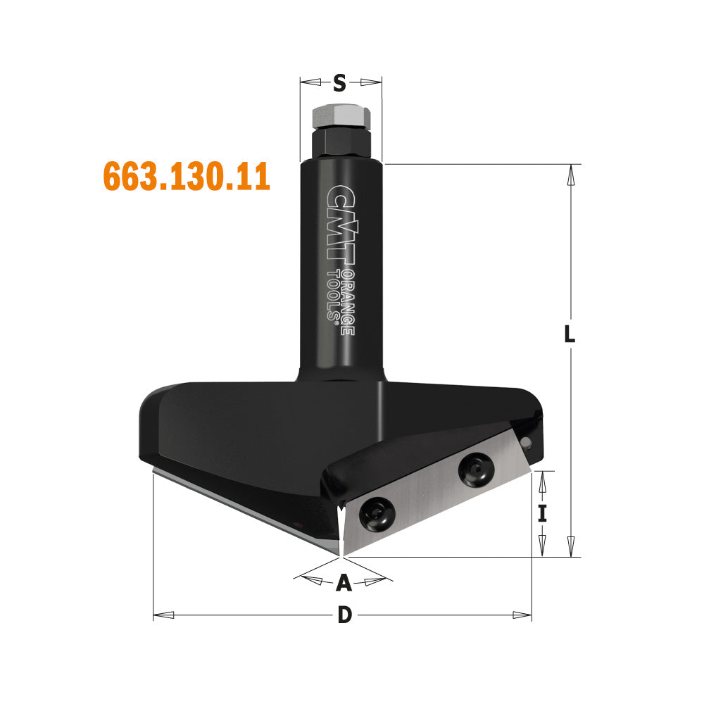 CMT Orange Tools 663.102.11 V-groove - folding - signmaking CNC router cutter Industrial Industrial Tools Router cutters & chucks for CNC Woodworking Tools and accessories Ireland Maginn Machinery 09