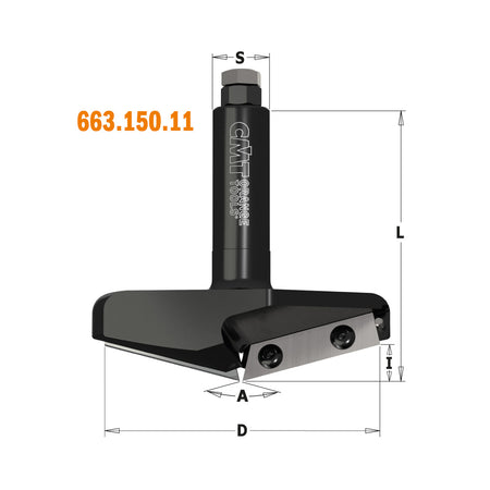 CMT Orange Tools 663.102.11 V-groove - folding - signmaking CNC router cutter Industrial Industrial Tools Router cutters & chucks for CNC Woodworking Tools and accessories Ireland Maginn Machinery 10