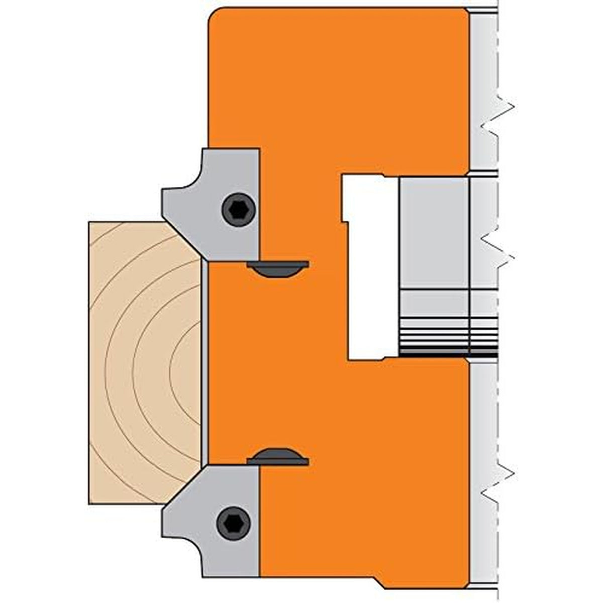 CMT Orange Tools 695.005.B2 Profile knives for cutter heads industrial industrial Tools Cutter heads & knives Woodworking Tools and accessories Ireland Maginn Machinery 02