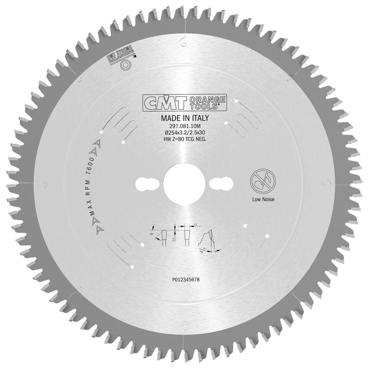 CMT Orange Tools S297.096.12P NEUTRAL SAW BLADE Industrial Industrial Tools Industrial circular saw blades Woodworking Tools and accessories Ireland Maginn Machinery