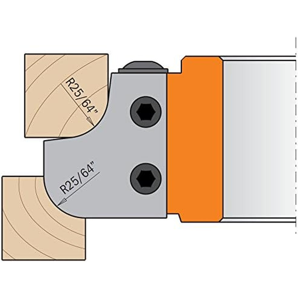 CMT Orange Tools 695.007.10 Profile knives for cutter heads industrial industrial Tools Cutter heads & knives Woodworking Tools and accessories Ireland Maginn Machinery 02