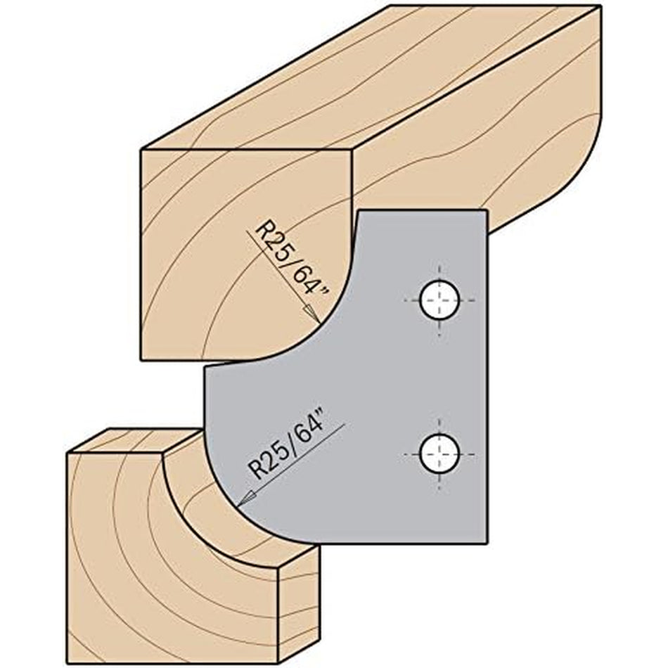 CMT Orange Tools 695.007.12 Profile knives for cutter heads industrial industrial Tools Cutter heads & knives Woodworking Tools and accessories Ireland Maginn Machinery 02