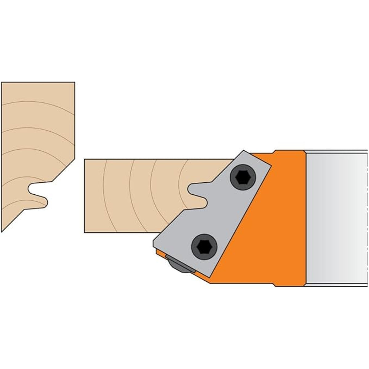 CMT Orange Tools 695.011.01 Profile knives for cutter heads industrial industrial Tools Cutter heads & knives Woodworking Tools and accessories Ireland Maginn Machinery 02