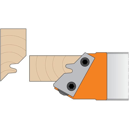 CMT Orange Tools 695.011.01 Profile knives for cutter heads industrial industrial Tools Cutter heads & knives Woodworking Tools and accessories Ireland Maginn Machinery 02