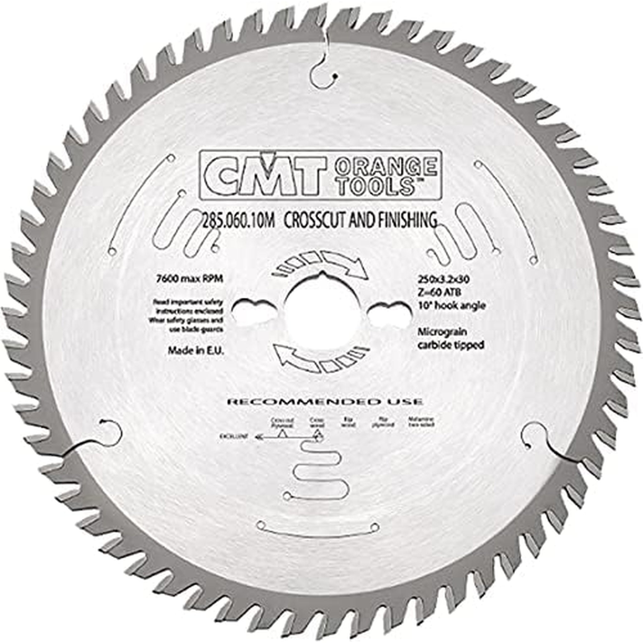 CMT Orange Tools S285.054.14M NEUTRAL SAW BLADE Industrial Industrial Tools Industrial circular saw blades Woodworking Tools and accessories Ireland Maginn Machinery